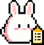 Planner rabbit mascot